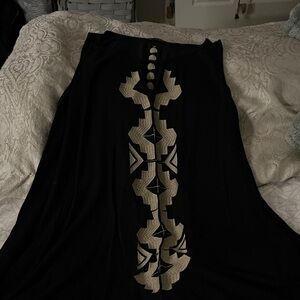 Elegant Black and Gold Women's Shirt